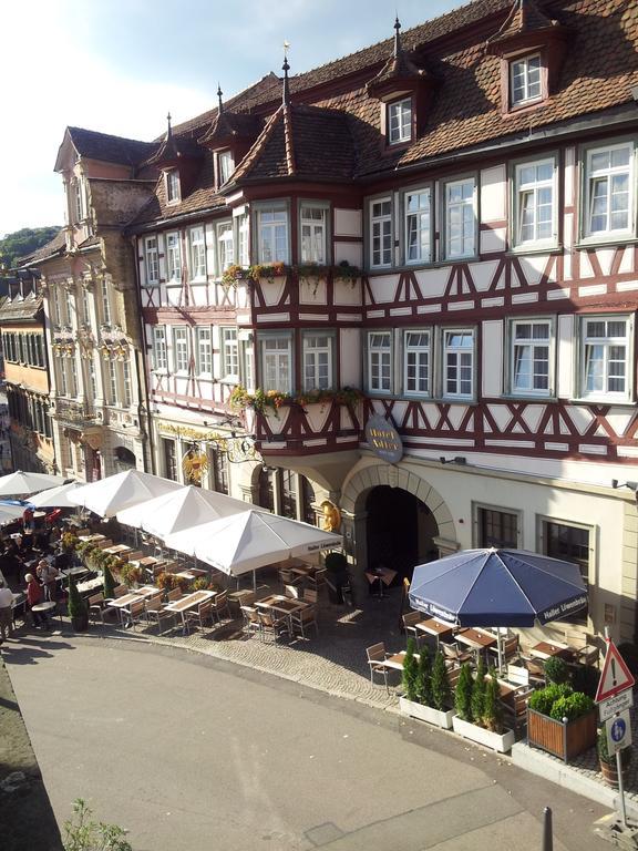 Stadt-Gut-Hotel Gasthof Goldener Adler ชเวบิชฮัลล์ ภายนอก รูปภาพ